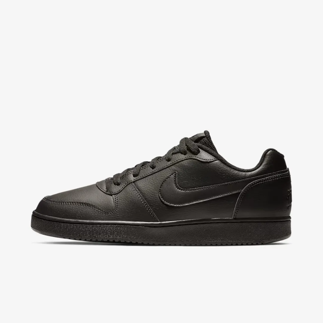 NIKE EBERNON LOW TRIPLE BLACK